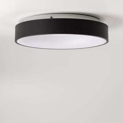 Brilagi - LED Dimmable Ceiling Light FALCON LED/40W/230V 3000-6500K Ø 45 cm Black + Remote Control