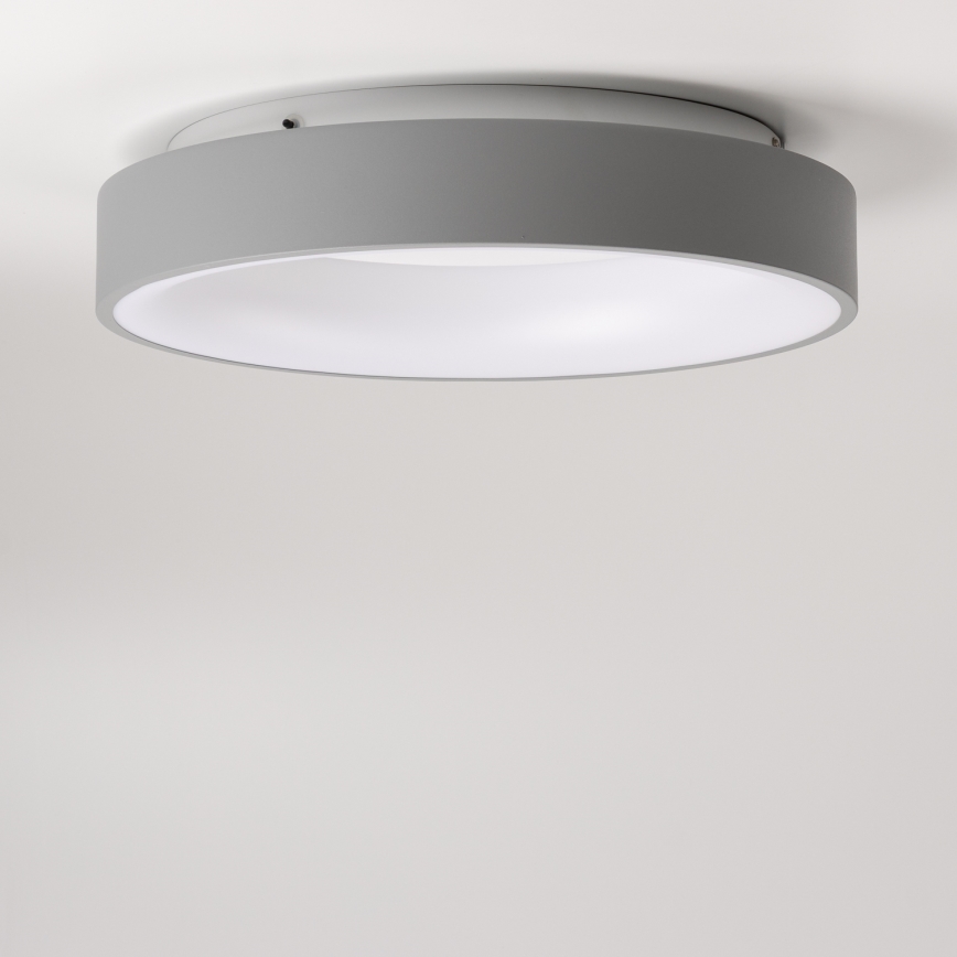 Brilagi - FALCON Dimmable LED Ceiling Light LED/40W/230V 3000–6500K, Ø45 cm, grey + remote control