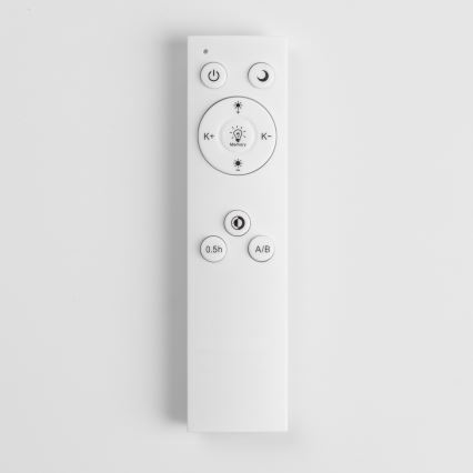 Brilagi - FALCON Dimmable LED Ceiling Light LED/40W/230V 3000–6500K, Ø45 cm, grey + remote control