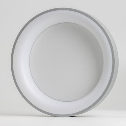 Brilagi - FALCON Dimmable LED Ceiling Light LED/40W/230V 3000–6500K, Ø45 cm, grey + remote control