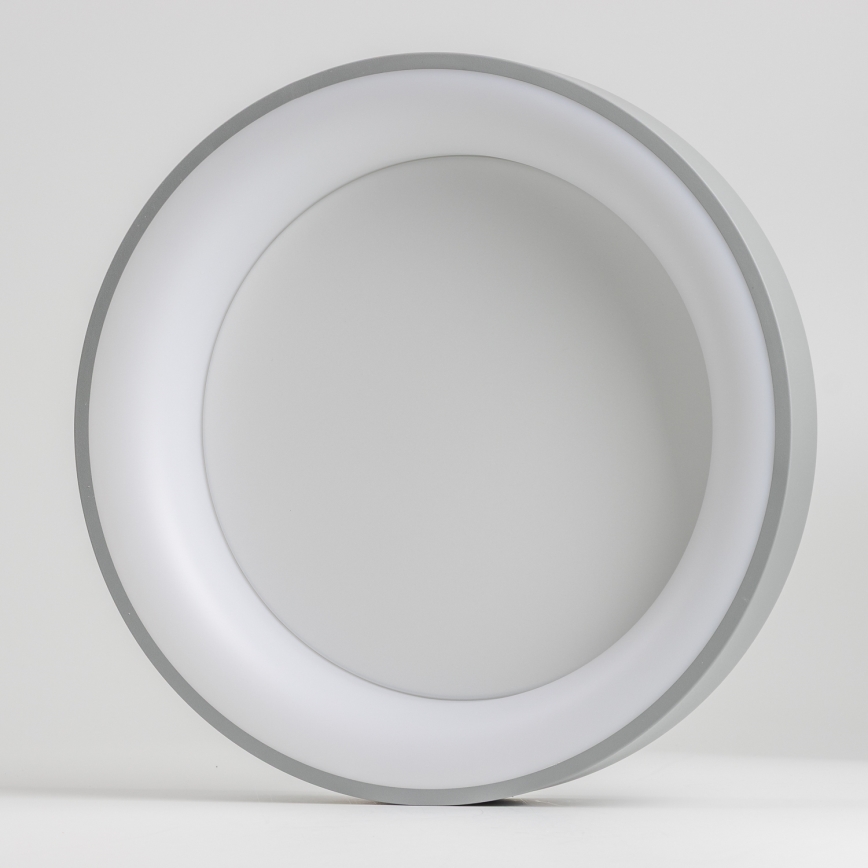 Brilagi - FALCON Dimmable LED Ceiling Light LED/40W/230V 3000–6500K, Ø45 cm, grey + remote control