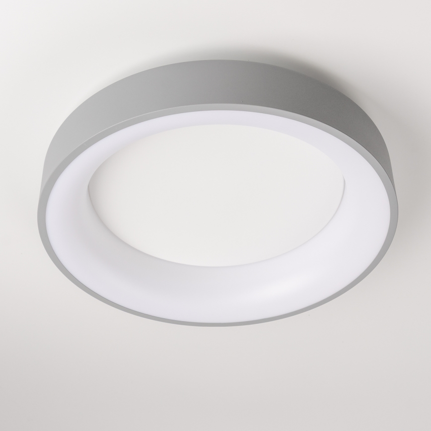 Brilagi - FALCON Dimmable LED Ceiling Light LED/40W/230V 3000–6500K, Ø45 cm, grey + remote control