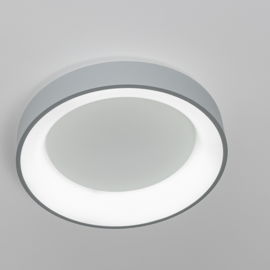 Brilagi - FALCON Dimmable LED Ceiling Light LED/40W/230V 3000–6500K, Ø45 cm, grey + remote control