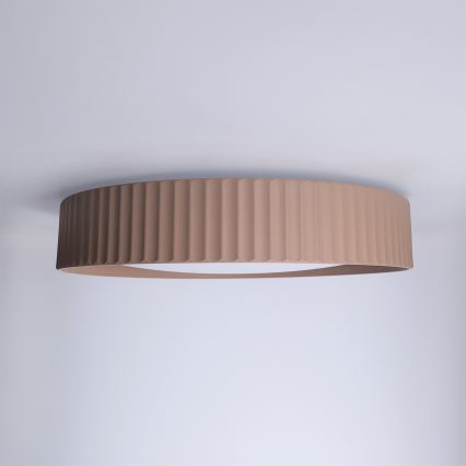 Brilagi - LUCIA LED Dimmable Ceiling Light LED/48W/230V 3000-6500K Ø41 cm Brown + Remote Control