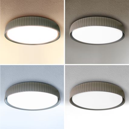 Brilagi - LUCIA Dimmable LED Ceiling Light LED/48W/230V 3000-6500K Ø 41 cm taupe + remote control