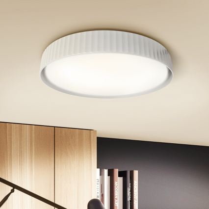 Brilagi - LUCIA LED Dimmable Ceiling Light LED/60W/230V 3000-6500K Ø 59 cm White + Remote Control