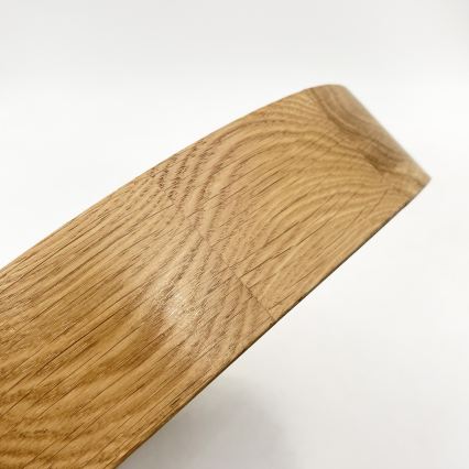 Brilagi - MANAROLA REMOTE LED Dimmable Ceiling Light, 24 W, 230 V, 3000–6500 K, Ø 41 cm, Oak + Remote Control