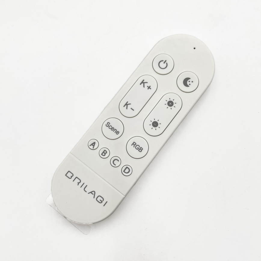 Brilagi - MANAROLA SMART STARS LED Dimmable Ceiling Light LED/24W/230V 3000–6000K Wi-Fi Tuya Beacon Ø 41 cm Oak + Remote Control