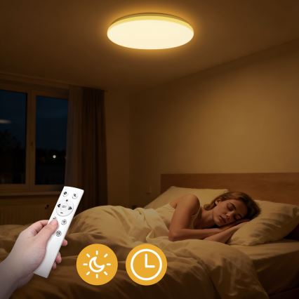 Brilagi - MILKY WAY Dimmable LED Ceiling Light, 36W, 230V, 3000-6500K, Ø 48 cm + Remote Control