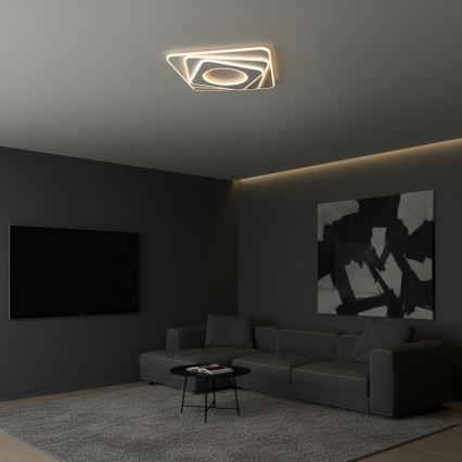 Brilagi - MODERN LED Dimmable Ceiling Light 100W/230V, 3000–6000K, 48x48 cm + Remote Control