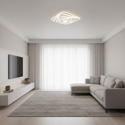 Brilagi - MODERN LED Dimmable Ceiling Light 210W/230V 3000-6000K 55x55 cm + remote control
