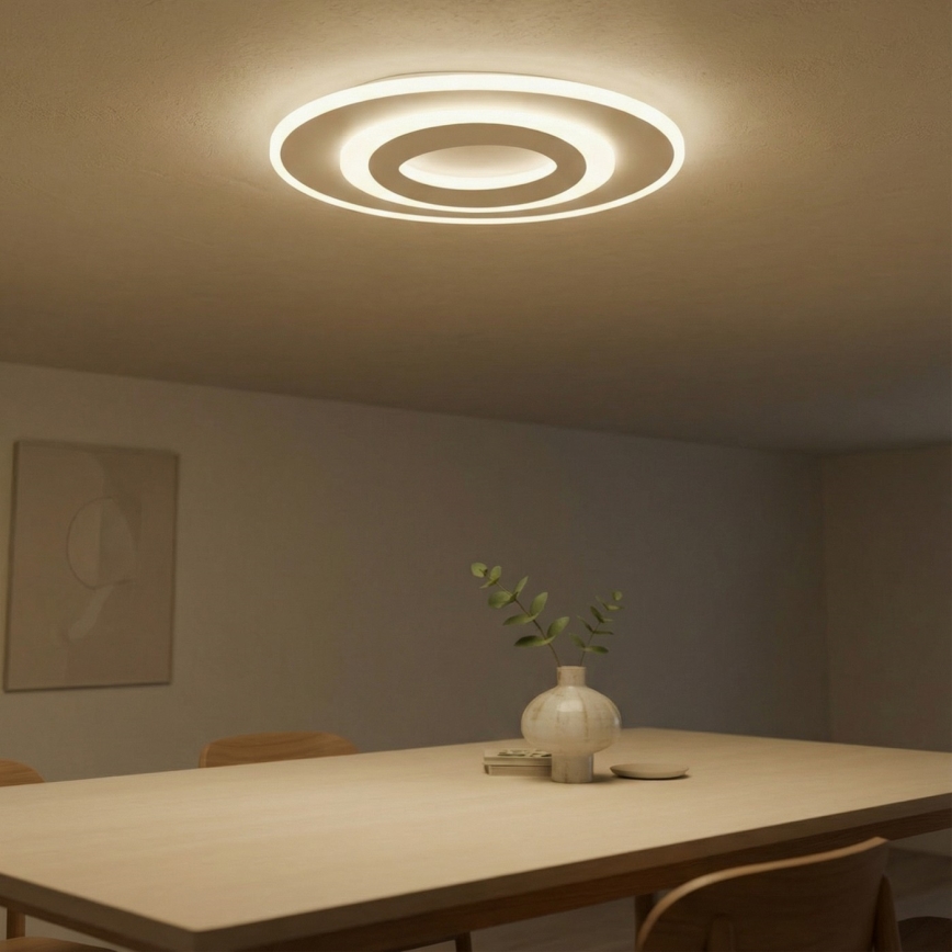 BRILAGI - LED Dimmable ceiling light MODERN LED/45W/230V 3000-6000K 20x40 cm + remote control