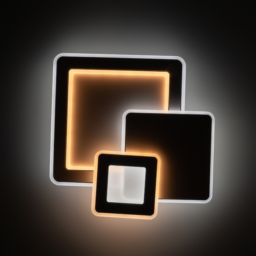 Brilagi - Dimmable LED Ceiling Light MODERN LED/93W/230V 3000-6000K 48,5x48,5 cm + Remote Control