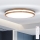 Brilagi - Dimmable LED Ceiling Light MOLINA LED/72W/230V 3000-6500K Oak Ø 78 cm + Remote Control
