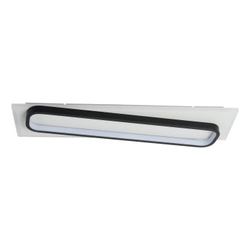 Brilagi - Dimmable LED Ceiling Light OUTLINE LED/52W/230V 3000-6000K 15x60 cm White/Black + Remote Control