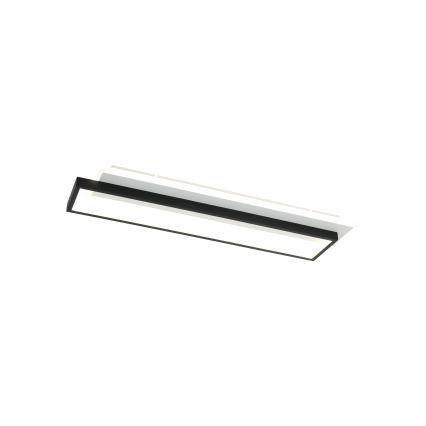 Brilagi - OUTLINE Dimmable LED Ceiling Light LED/66W/230V 3000-6000K 15x60 cm White/Black + Remote Control