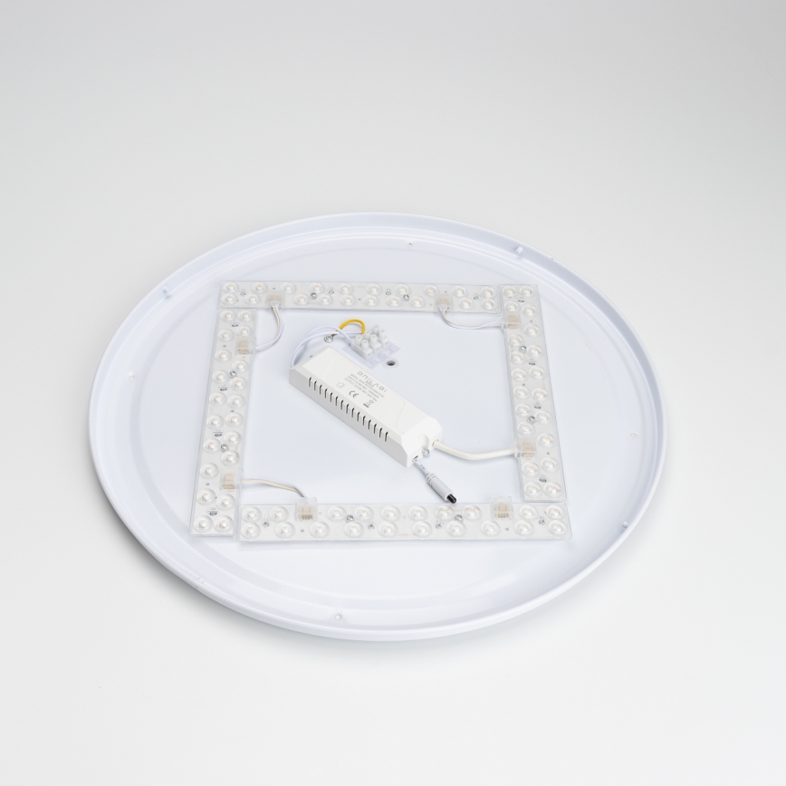 Brilagi - PINE LED Dimmable Ceiling Light LED/60W/230V, Wood, Ø 52 cm, 3000-6500K + Remote Control