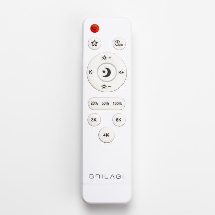 Brilagi - PINE LED Dimmable Ceiling Light LED/60W/230V, Wood, Ø 52 cm, 3000-6500K + Remote Control