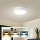 Brilagi - Dimmable LED ceiling light POOL LED/18W/230V 3000-6000K 20 cm white + remote control