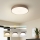 Brilagi - Dimmable LED Ceiling Light POOL LED/36W/230V 3000–6000K Ø 30 cm Brown + Remote Control