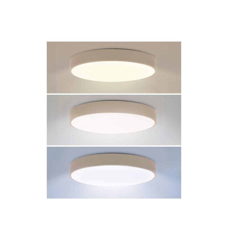 Brilagi - POOL LED Dimmable Ceiling Light LED/36W/230V 3000-6000K Ø 30 cm Beige + Remote Control