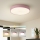 Brilagi - Dimmable LED ceiling light POOL LED/48W/230V 3000-6000K Ø 40 cm pink + remote control