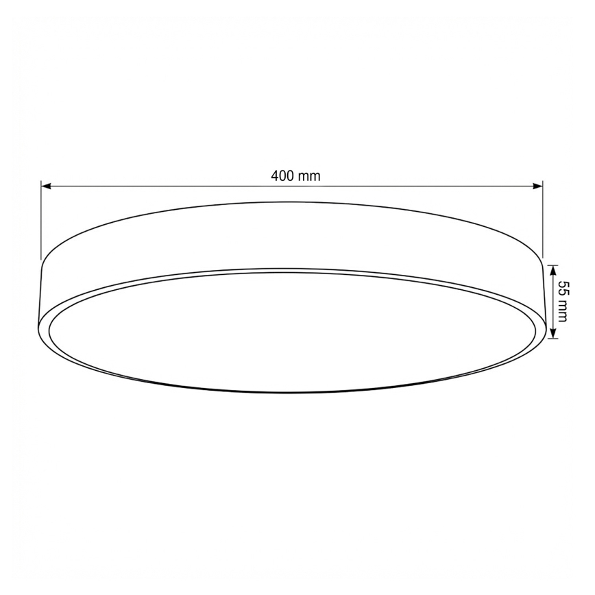Brilagi - POOL Dimmable LED Ceiling Light, 50W/230V, 3000-6000K, Ø 40 cm, Beige + Remote Control