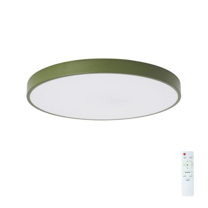 Brilagi - POOL LED Dimmable Ceiling Light 60W/230V 3000-6000K Ø 60 cm Green + Remote Control