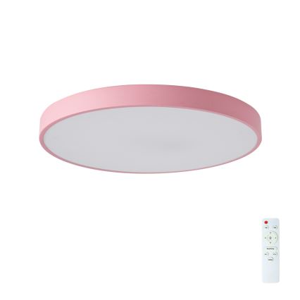 Brilagi - POOL LED Dimmable Ceiling Light 60W/230V 3000-6000K Ø 60 cm Pink + Remote Control