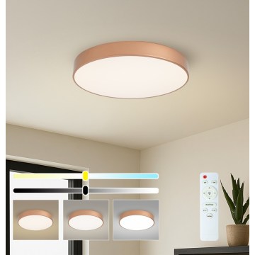 BRILAGI - Dimmable LED Ceiling Light POOL LED/60W/230V 3000-6000K Ø 50 cm Bronze + Remote Control