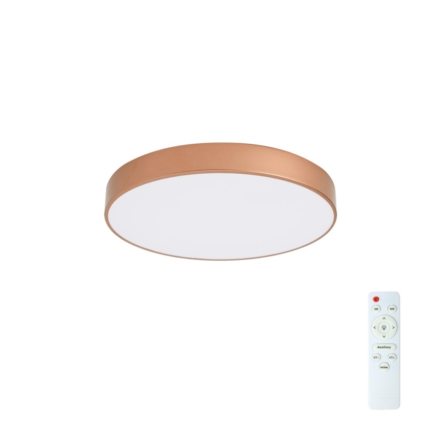 BRILAGI - Dimmable LED Ceiling Light POOL LED/60W/230V 3000-6000K Ø 50 cm Bronze + Remote Control