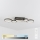 Brilagi - Dimmable LED ceiling light RINGO LED/34W/230V 3000-6000K 28x84 cm black + remote control