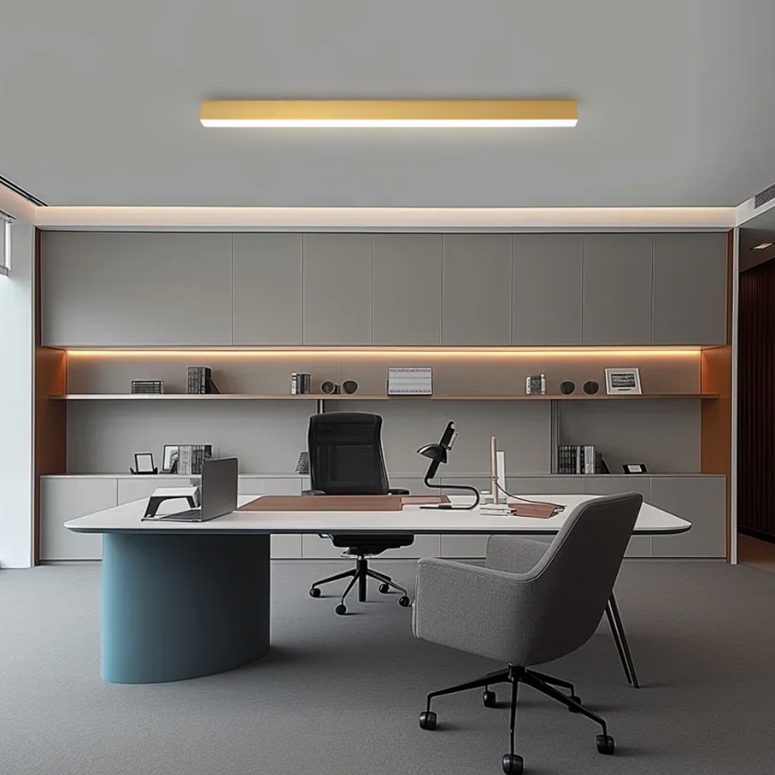 Brilagi - LED Dimmable Ceiling Light SLEEKLINE SMART LED/40W/230V 3000-6000K Wi-Fi Tuya gold + remote control