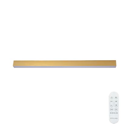 Brilagi - LED Dimmable Ceiling Light SLEEKLINE SMART LED/40W/230V 3000-6000K Wi-Fi Tuya gold + remote control