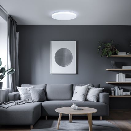 Brilagi - LED Dimmable Ceiling Light SMART STARS LED/36W/230V Ø 48 cm 3000-6000K Wi‑Fi Tuya Beacon + Remote Control