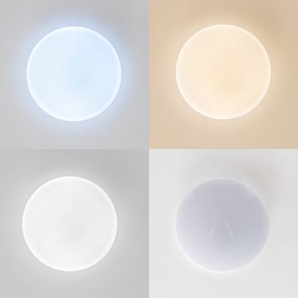 Brilagi - LED Dimmable Ceiling Light SMART STARS LED/36W/230V Ø 48 cm 3000-6000K Wi‑Fi Tuya Beacon + Remote Control