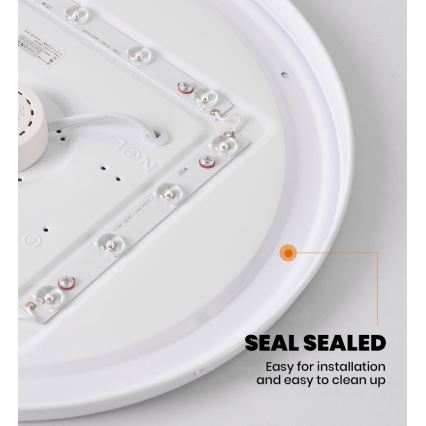 Brilagi - LED Dimmable Ceiling Light SMART STARS LED/36W/230V Ø 48 cm 3000-6000K Wi‑Fi Tuya Beacon + Remote Control