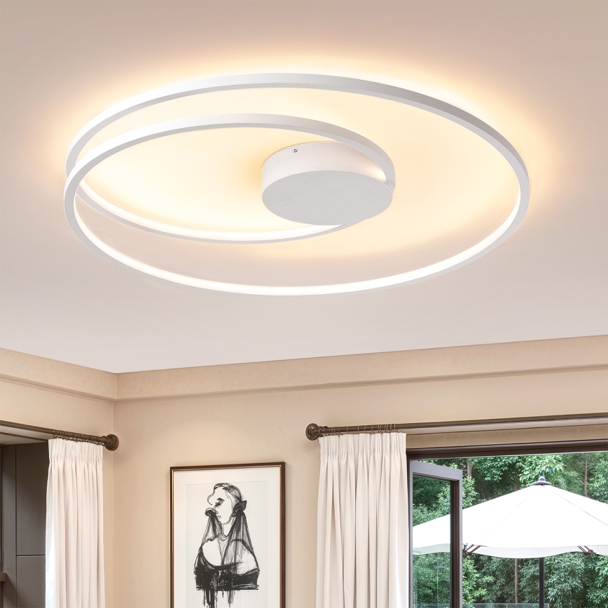 Brilagi - TWISTER Dimmable LED Ceiling Light LED/105W/230V 3000-6000K Ø 100 cm White + Remote Control