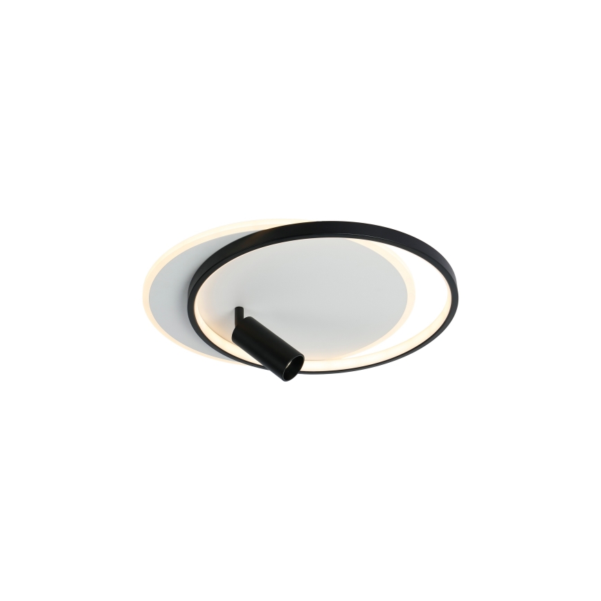 Brilagi - LED Dimmable ceiling light UNITY LED/48W/230V + 1xGU10/3W 3000-6000K 39x45 cm white/black + remote control