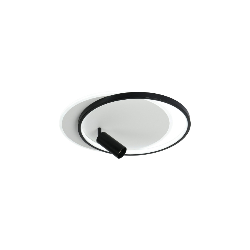 Brilagi - LED Dimmable ceiling light UNITY LED/48W/230V + 1xGU10/3W 3000-6000K 39x45 cm white/black + remote control
