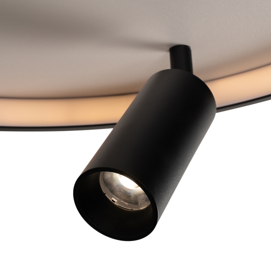 BRILAGI - LED Dimmable ceiling light UNITY LED/48W/230V + 1xGU10/3W 3000-6000K 39x45 cm white/black + remote control