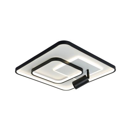 Brilagi - UNITY LED dimmable ceiling light LED/75W/230V + 1xGU10/3W 3000-6000K 50x50 cm white/black + remote control