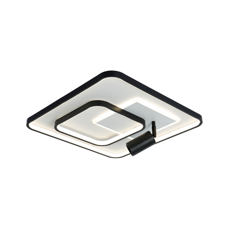 Brilagi - UNITY LED dimmable ceiling light LED/75W/230V + 1xGU10/3W 3000-6000K 50x50 cm white/black + remote control