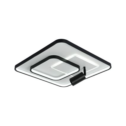Brilagi - UNITY LED dimmable ceiling light LED/75W/230V + 1xGU10/3W 3000-6000K 50x50 cm white/black + remote control