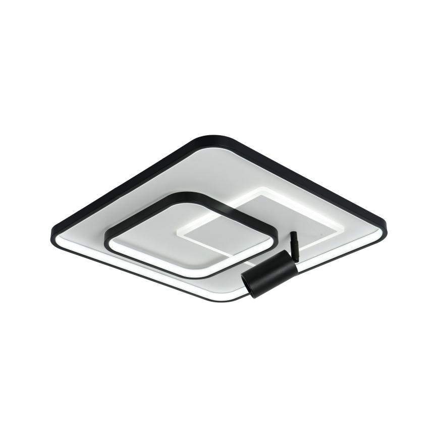 Brilagi - UNITY LED dimmable ceiling light LED/75W/230V + 1xGU10/3W 3000-6000K 50x50 cm white/black + remote control
