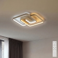 BRILAGI - Dimmable LED ceiling light VELO LED/64W/230V 3000-6500K 48x48 cm beige + remote control