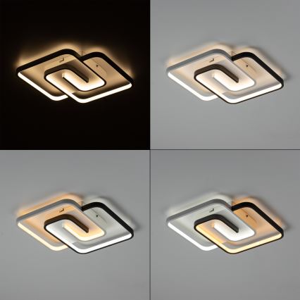 Brilagi - LED Dimmable Ceiling Light VELO LED/64W/230V 48x48 cm 3000-6500K + remote control