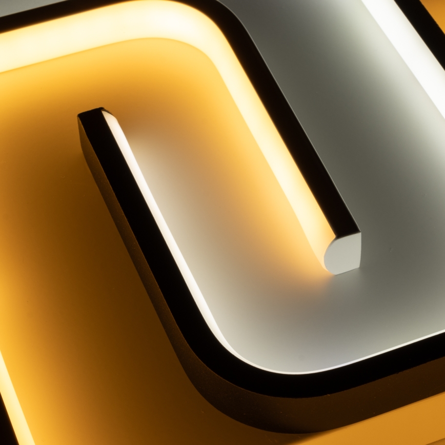 Brilagi - LED Dimmable Ceiling Light VELO LED/64W/230V 48x48 cm 3000-6500K + remote control