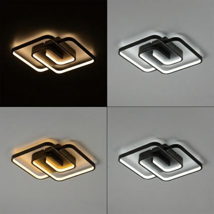 Brilagi - Dimmable LED ceiling light VELO LED/64W/230V 3000-6500K 48x48 cm + remote control