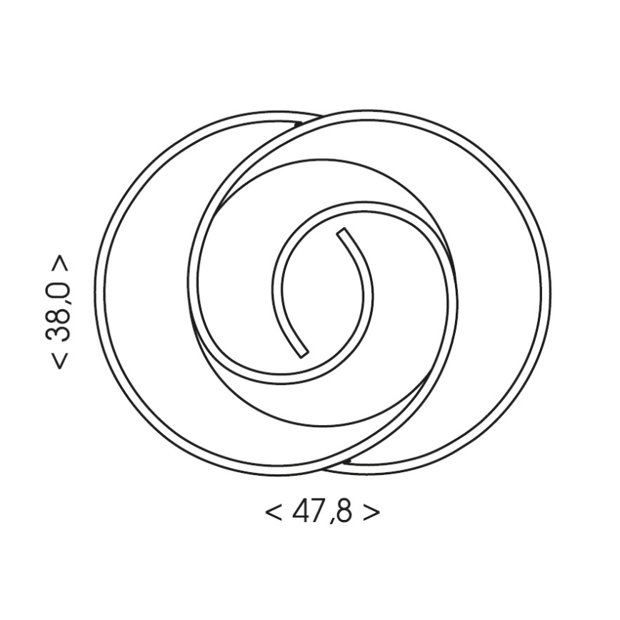 Brilagi - VELO Dimmable LED Ceiling Light LED/70W/230V 3000-6500K 38x47,8 cm + remote control